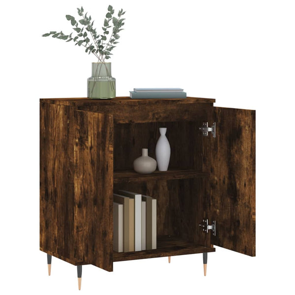 Sideboard Lachita aus Räuchereiche 60x35x70cm (Holz)