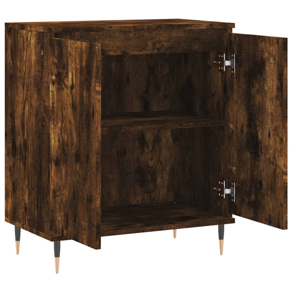 Sideboard Lachita aus Räuchereiche 60x35x70cm (Holz)