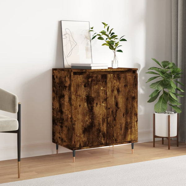 Sideboard Lachita aus Räuchereiche 60x35x70cm (Holz)