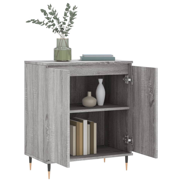 Graues Sideboard Lachita 60x35x70cm (Holz)