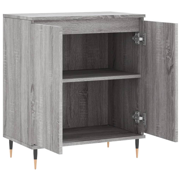 Graues Sideboard Lachita 60x35x70cm (Holz)