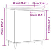 Weißes Sideboard Zakie 60x35x70cm (Holz)