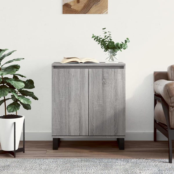 Graues Sideboard Lavada 60x35x70cm (Holz)