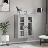Grauer Wandschrank Silviana 69,5x34x90cm (Sonoma)