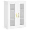 Weißer wandmontierter Schrank Onutiu 69,5x34x90cm