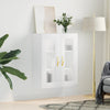 Weißer wandmontierter Schrank Onutiu 69,5x34x90cm