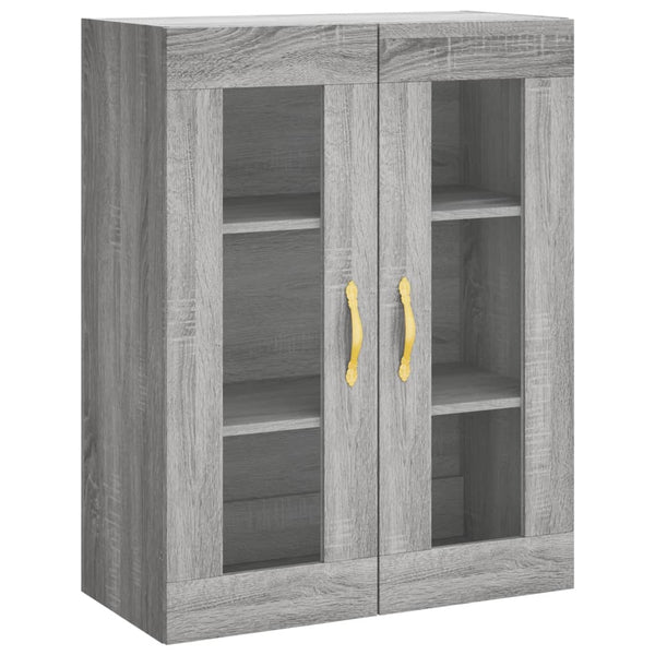 Grauer Wandschrank Onutiu 69,5x34x90cm (Sonoma)