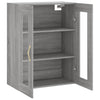 Grauer Wandschrank Onutiu 69,5x34x90cm (Sonoma)
