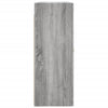 Grauer Wandschrank Onutiu 69,5x34x90cm (Sonoma)