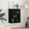 Schwarzer Wandschrank Stefia 69,5x34x90cm