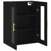 Schwarzer Wandschrank Stefia 69,5x34x90cm