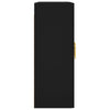 Schwarzer Wandschrank Stefia 69,5x34x90cm
