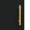 Schwarzer Wandschrank Stefia 69,5x34x90cm