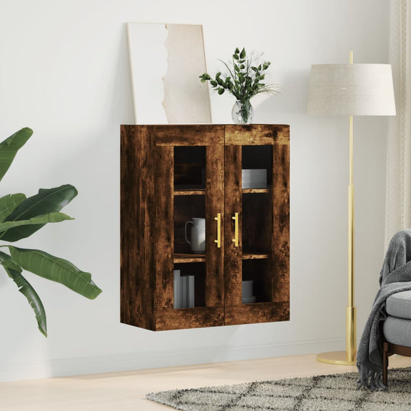 Wildeiche Wandhängeschrank Stefia 69,5x34x90cm