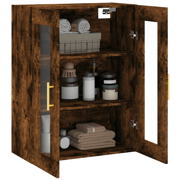 Wildeiche Wandhängeschrank Stefia 69,5x34x90cm