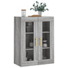 Grauer wandmontierter Schrank Stefia 69,5x34x90cm (Sonoma)