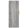 Grauer wandmontierter Schrank Stefia 69,5x34x90cm (Sonoma)