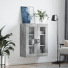 Betongrauer wandmontierter Schrank Leliana 69,5x34x90cm