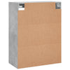 Betongrauer wandmontierter Schrank Leliana 69,5x34x90cm