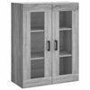 Grauer Wandschrank Leliana 69,5x34x90cm (Sonoma)