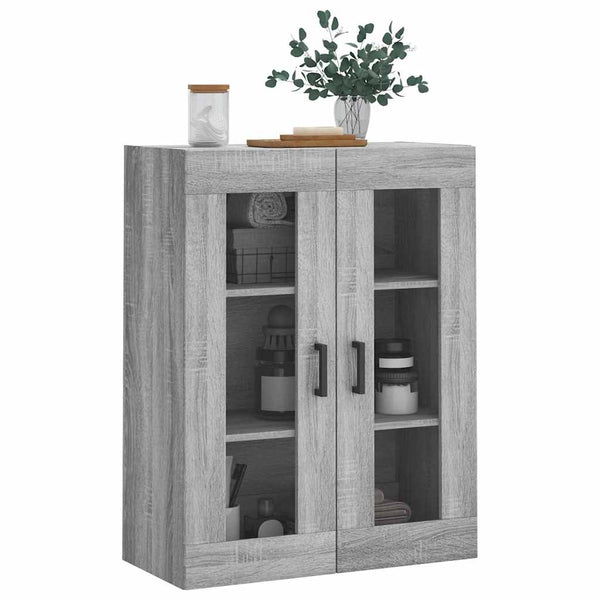 Grauer Wandschrank Leliana 69,5x34x90cm (Sonoma)