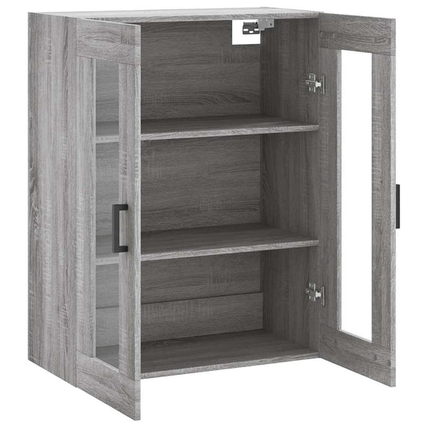 Grauer Wandschrank Leliana 69,5x34x90cm (Sonoma)