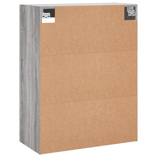 Grauer Wandschrank Leliana 69,5x34x90cm (Sonoma)