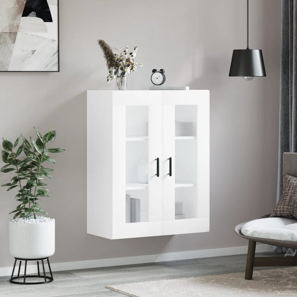 Weißer wandmontierbarer Schrank Tamuita 69,5x34x90cm