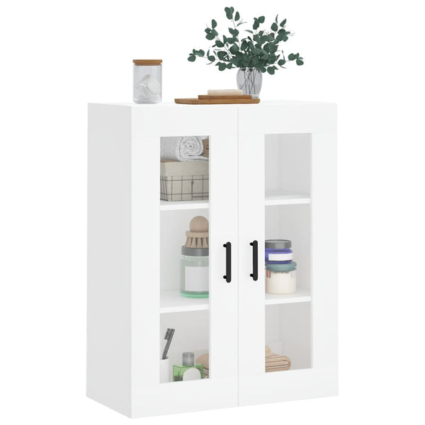 Weißer wandmontierbarer Schrank Tamuita 69,5x34x90cm