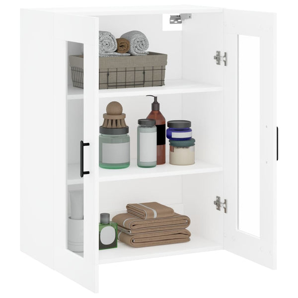 Weißer wandmontierbarer Schrank Tamuita 69,5x34x90cm