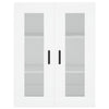 Weißer wandmontierbarer Schrank Tamuita 69,5x34x90cm