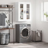 Weißer wandmontierbarer Schrank Tamuita 69,5x34x90cm
