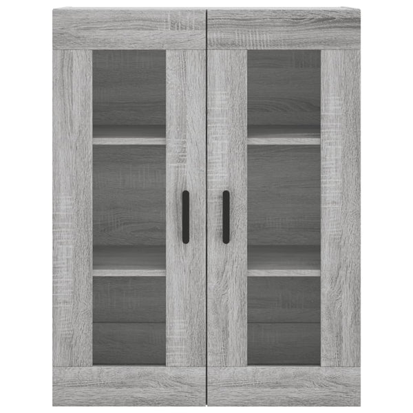 Grauer Wandschrank Tamuita 69,5x34x90cm (Sonoma)