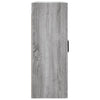 Grauer Wandschrank Tamuita 69,5x34x90cm (Sonoma)