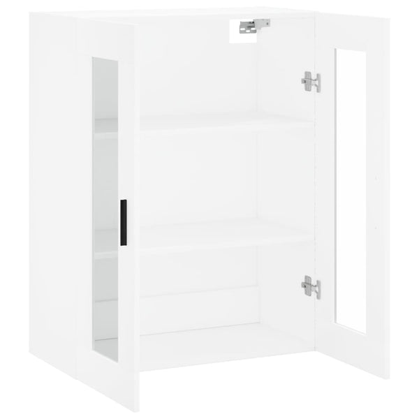 Weißer wandmontierter Schrank Vladina 69,5x34x90cm