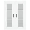 Weißer wandmontierter Schrank Vladina 69,5x34x90cm