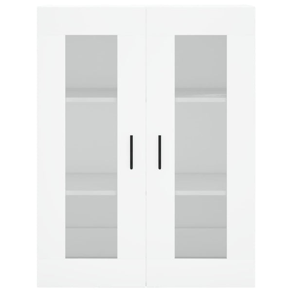 Weißer wandmontierter Schrank Vladina 69,5x34x90cm