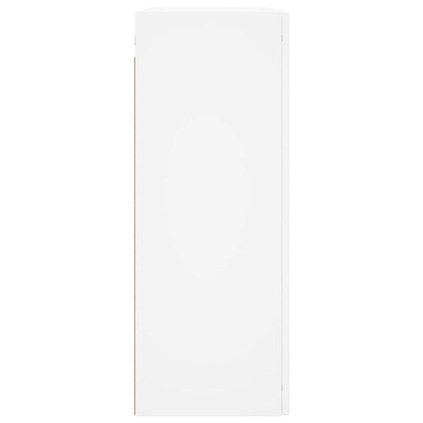 Weißer wandmontierter Schrank Vladina 69,5x34x90cm