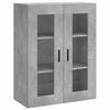 Betongrauer wandmontierter Schrank Vladina 69,5x34x90cm