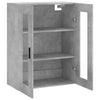 Betongrauer wandmontierter Schrank Vladina 69,5x34x90cm