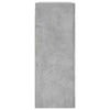 Betongrauer wandmontierter Schrank Vladina 69,5x34x90cm