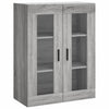 Wandhängeschrank Vladina 69,5x34x90cm (Sonoma) in Grau