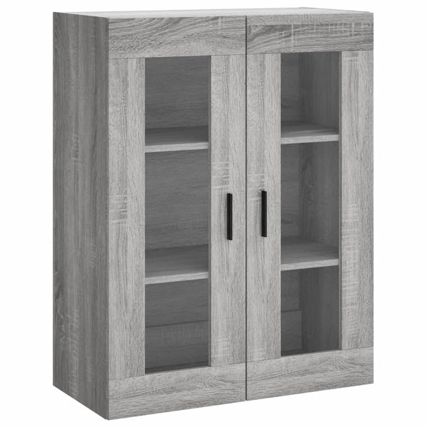 Wandhängeschrank Vladina 69,5x34x90cm (Sonoma) in Grau