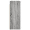Wandhängeschrank Vladina 69,5x34x90cm (Sonoma) in Grau
