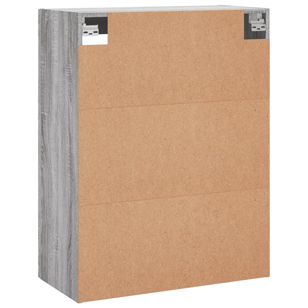 Wandhängeschrank Vladina 69,5x34x90cm (Sonoma) in Grau