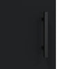 Schwarzer wandmontierter Schrank Jaxon 69,5x34x90cm