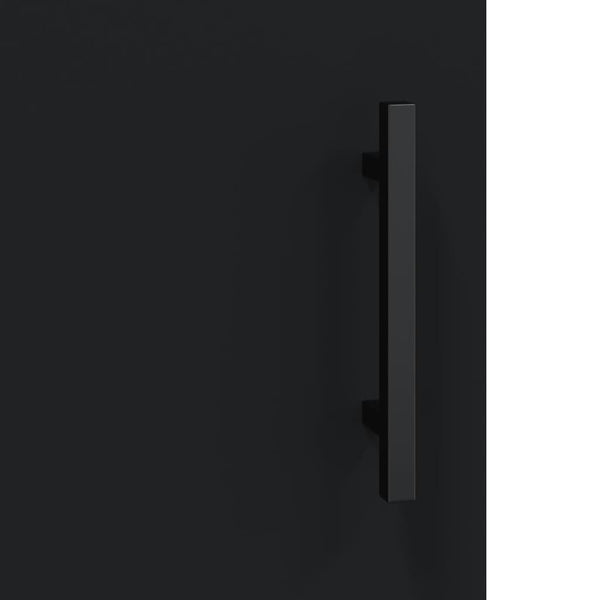 Schwarzer wandmontierter Schrank Jaxon 69,5x34x90cm
