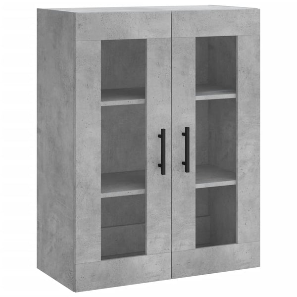 Betongrauer wandmontierter Schrank Jaxon 69,5x34x90cm