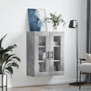 Betongrauer wandmontierter Schrank Jaxon 69,5x34x90cm