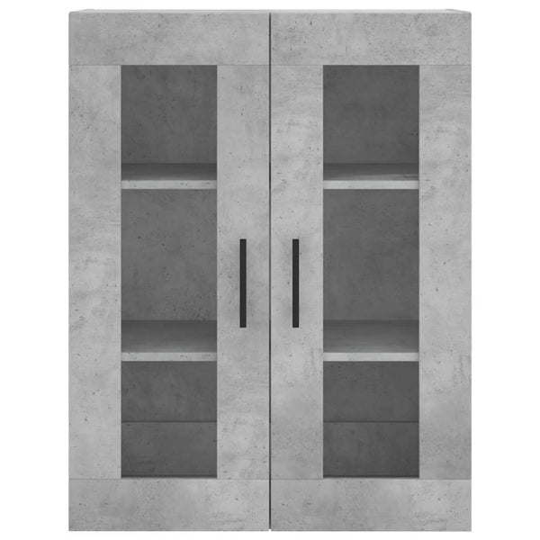 Betongrauer wandmontierter Schrank Jaxon 69,5x34x90cm